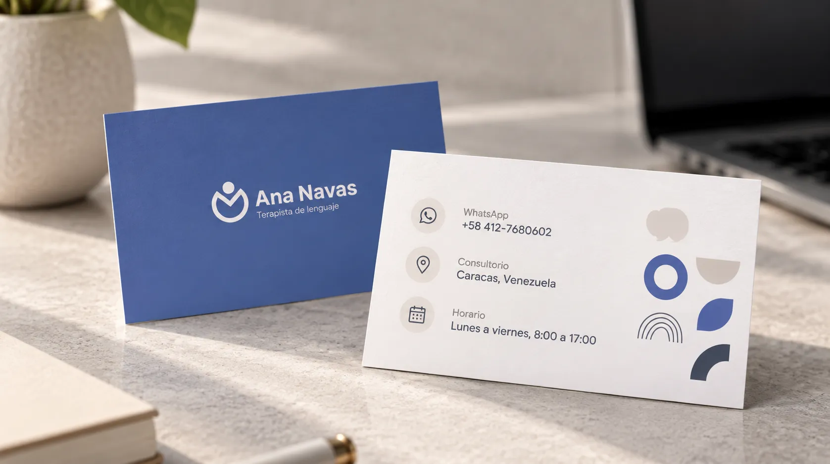 Tarjeta de presentación de Ana Navas