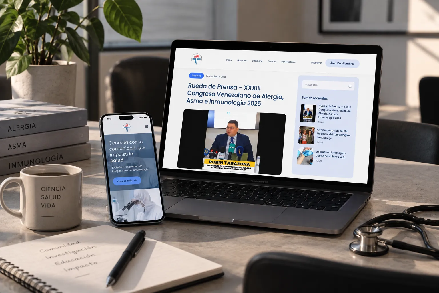 Homepage de SVAAI